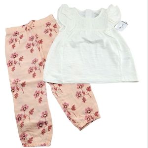 Carter's. Infant Boho Floral Pant Set NWT